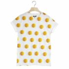 Batch1 Smażone jajka All Over Fashion Zdjęcie Druk żywności Nowość Unisex T-shirt