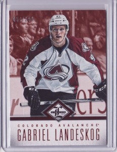 2012-13 Limited #130 Gabriel Landeskog 054/299 Base Card - Flat S/H