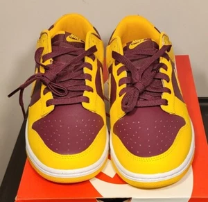 Men's Nike Dunk Low Arizona State University Gold White DD1391-702 Size 11 - Picture 1 of 5