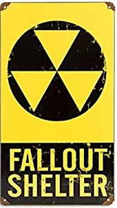 Fallout Shelter Arrugginiti Acciaio Insegna 340mm x 200mm (Pst) Ridotto - Ultimo - Bild 1 von 1