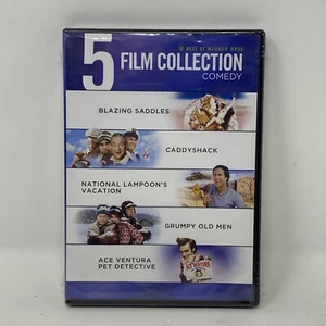 Blazing Saddles+Caddyshack+Vacation+Grumpy Old Men+Ace Ventura DVD's 5-Disc - Picture 1 of 6
