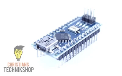 CHRISTIAN'S TECHNIK SHOP Nano V3 verlötet | für Arduino IDE | ATMEL ATmega328PB Mikrocontroller - CH340