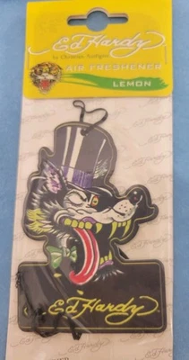 Ambientador Ed Hardy por Christian Audigier Wolf aroma limón nuevo Foto 1 de 4