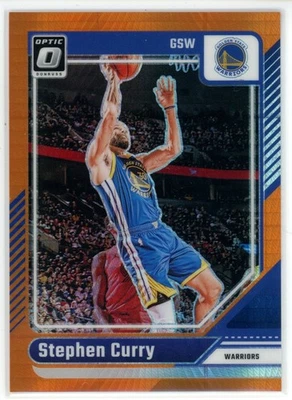 2024-25 Panini Donruss Optic Stephen Curry Orange Hyper Prizm  /299 - Image 1 of 2