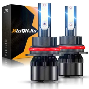 LED Headlight Kit 9007 HB5 6000K White Hi/Lo COB Bulbs For FORD Ranger 1990-2011 - Picture 1 of 10
