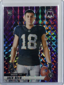 2025 Panini Mosaic Jack Bech Rookie #290 Purple /49 RC - Picture 1 of 3