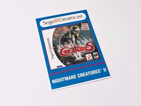 Nightmare Creatures II (Dreamcast) VIDPro Card [5x7 CARD ONLY] *AUTHENTIC
