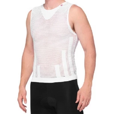 Camiseta Regata 100% Zephyr Camada Base para BMX MTB - Branca - Masculina Tamanho P/M - Imagem 1 de 3