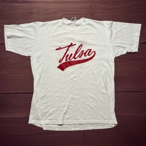 Camiseta de béisbol Tulsa vintage años 90 Oklahoma talla XL camiseta gráfica puntada única - Imagen 1 de 4