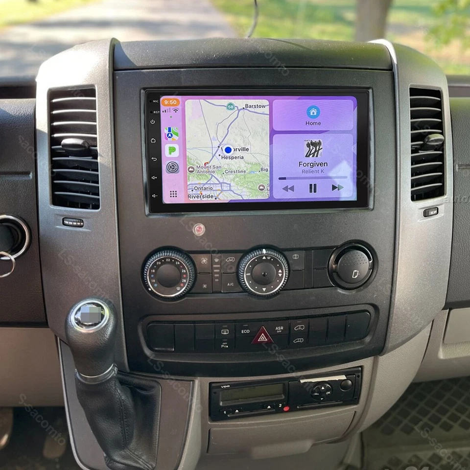 For 2007-2018 Freightliner Sprinter 7" Android 15 Apple Carplay GPS Stereo Radio - Image 1 of 4