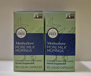 Motherlove More Milk Plus, 60 Capsules Each, 2 Pack Exp 8/2026 - Picture 1 of 3