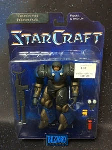 BLIZZARD STARCRAFT TERRAN MARINE ACTION FIGURE 1998 NIB SEALED - Picture 1 of 5