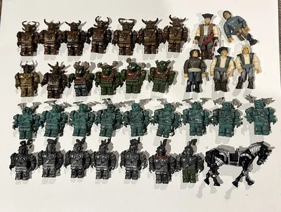 Mega Bloks Dragons Krystal Wars Mini Figures Mixed Lot Of 35 - Image 1 of 4