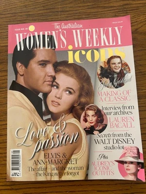 AUSTRALIAN WOMEN'S WEEKLY Icons #28 Elvis and Ann Margret , Audrey Hepburn - Image 1 of 4
