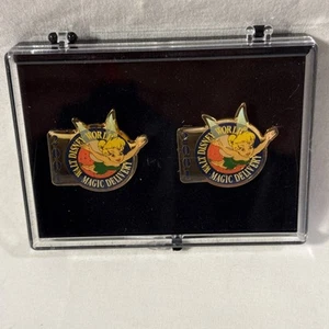 Pin Disney 2001 Walt Disney World Tinkerbell LE ~ Juego de entrega mágica con estuche - Imagen 1 de 4