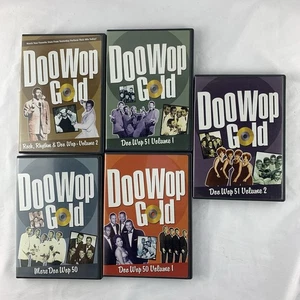 Time Life Doo Wop Gold 50 Vol. 1, 51 Vol. 1 & 2, Rock Rhythm Vol. 2 (5 DVD lot) - Bild 1 von 17