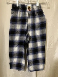 VTG Yo Wear Max Boxxer KIDS Pants XS Green NOS 100% Cotton Flannel USA Pockets - Picture 1 of 2