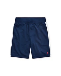 Ralph Lauren Little Boy's Side Stripe Basketball Shorts in Navy Blue Size 2 NWT - Picture 1 of 5