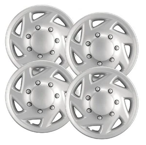 Premium Quality 16" Silver Hubcaps/Wheel Covers fits Ford Van, One-Piece Heav... - Picture 1 of 7