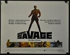 Doc Savage : Homme De Bronze 1975 Original 22X28 Film Poster Ron Ely Paul