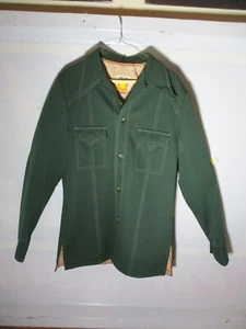 Vintage Men's Polyester leisure jacket sport coat disco 1970's needs cleaned - Picture 1 of 14