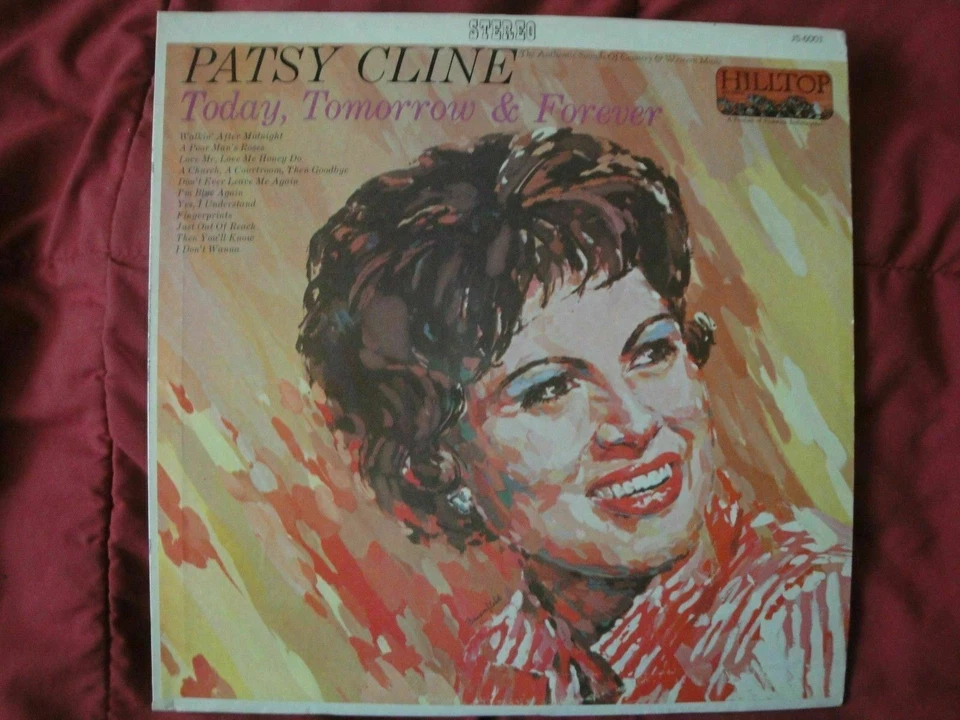 PAYSY CLINE "TODAY, TOMORROW & FOREVER" VINYL LP 1964 HILLTOP RECORDS JS-6001 EX - Image 1 of 4