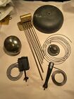 Lot of Antique Clock Chime Gongs, Bells, And Rods