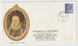 24/3/1979 UK GB Cover - Queens & Kings - Elizabeth I 1558 - 1603 - Picture 1 of 2