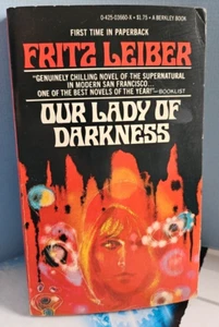 Fritz Leiber. Our Lady Of Darkness. 1st Berkley Books, Supernatural Sci-fi 1977 - Picture 1 of 19