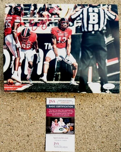 ERIK EZUKANMA Texas Tech SIGNED 8X10 Photo JSA COA MIAMI DOLPHINS C - Picture 1 of 1