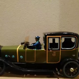 PAYA Tin Toy Car Coche Coupe Limousine 1923 SCATOLA Giappone limitata rara giocattoli vintage - Foto 1 di 24