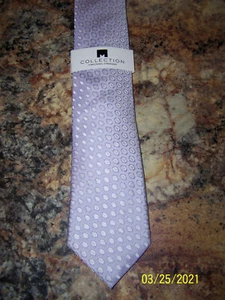 NWT $42 COLLECTION by MICHAEL STRAHAN Silk Geo Abstract Neck Tie - Picture 1 of 3