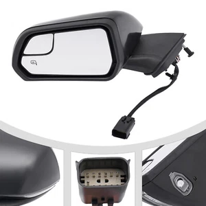 Manual Fold Mirror For 2015-2020 Ford Mustang Mirror w/Turn Light Driver Side LH - Picture 1 of 17