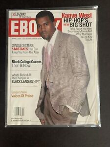 Ebony Magazine *AVRIL 2005 * Kanye West Obama John Legend Ossie Davis #KG-06