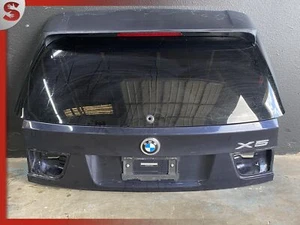 07-13 BMW X5 E70 Trunk Upper Lid Door w/ Window Glass MONACO BLUE A35 - Picture 1 of 12