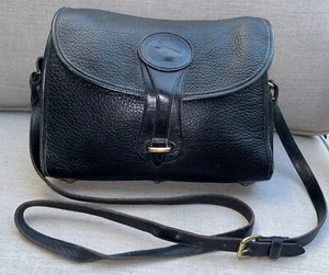 Dooney & Bourke Cartera Bolso Bandolera Negro Grande Essex Todo Clima De Colección - Imagen 1 de 23