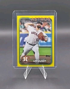 2024 Topps Series 2 Yellow Parallel Jose Urquidy #552 Houston Astros - Picture 1 of 2