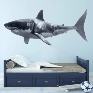 Great White Shark Peel and Stick Wall Decal VWAQ - PAS3 - Picture 1 of 3