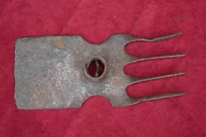 Antique Primitive Handmade Hoe Tool 1900s Rusty - Picture 1 of 6