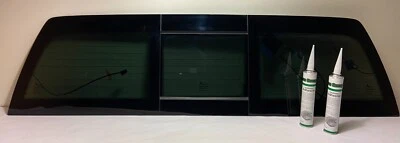 Fit 2015-2019 GMC Sierra 2500 Back Glass POWER Sliding Window Heated w/Regulator - Image 1 of 4