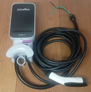 EV charging station 40 Amps Hardwire charge charger Home Garage Level 2 120-240v - Foto 1 di 11