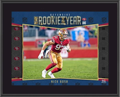 Nick Bosa San Francisco 49ers 2019 Defensive Rookie of the Year Cover