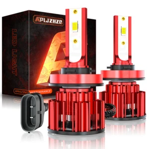 FOR 2007-2012 KAWASAKI Ninja ZX-6R ZX600 2PC LED Headlight Bulbs Kit 6500K White - Picture 1 of 10