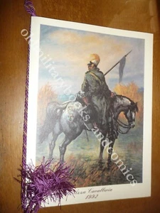 CALENDARIO REGGIMENTO NIZZA CAVALLERIA 1992 CON DEDICA CTE CON CORDONE - Picture 1 of 1