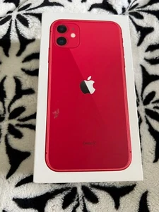 APPLE iPhone 11 red 128 gb Model A2111 box only + papers - Photo 1 sur 3