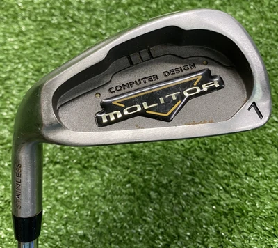 Spalding Computer Design Moliton 7 Iron/LEFT-HAND/Regular Steel/NEW GRIP/xx1404 - Image 1 of 4