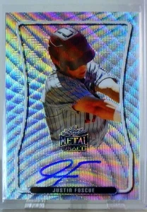 Justin Foscue 2020 Leaf Metal Draft Portrait Wave Auto RC #BAP-JF1 - Top 100 #78 - Bild 1 von 1