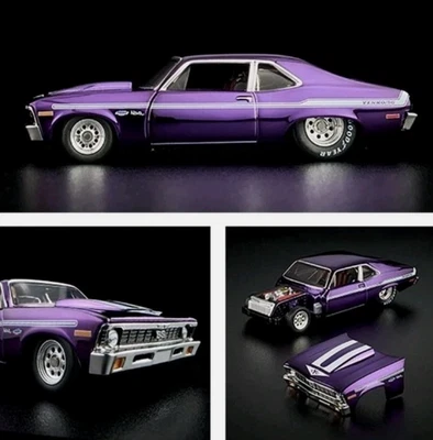 Hot Wheels RLC 1972 Chevy Nova SS Spectraflame Purple FREE SHIPPING **PRESALE** - Image 1 of 4