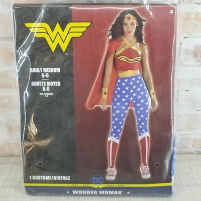 Disfraz de Halloween Mujer Maravilla Adulto Mediano 6-8 Juegos con disfraces DC Liga de la Justicia Foto 1 de 2