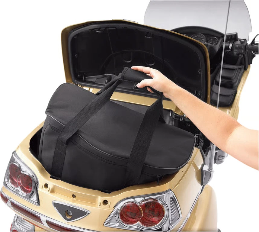 Bolsa de maletero cromada Show forro motocicleta bicicleta de calle HTL 3516-0407 94-2003 Foto 1 de 3